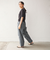 〈手洗い可能〉綿 ナイロン 裾 ドロスト パンツ◇