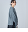 *〈手洗い可能〉Vネック スリット メランジ プルオーバー ◇
