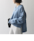 *〈手洗い可能〉Vネック スリット メランジ プルオーバー ◇