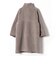 * 〈手洗い可能〉パイピング ドルマン ボア コート ◇