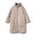 * 〈手洗い可能〉パイピング ドルマン ボア コート ◇