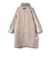 * 〈手洗い可能〉パイピング ドルマン ボア コート ◇