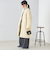 〈手洗い可能 / 撥水加工〉リバーシブル ノーカラー コート ◇