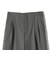 〈手洗い可能〉ウールライク ウエスト タック パンツ