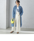 〈手洗い可能〉ランダム ピンタック デニム ワンピース 24SS ◇
