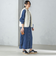 〈手洗い可能〉ランダム ピンタック デニム ワンピース 24SS ◇