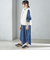 〈手洗い可能〉ランダム ピンタック デニム ワンピース 24SS ◇