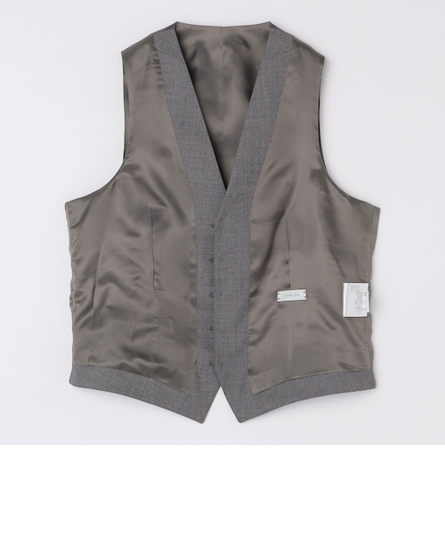 SHIPS別注】CARUSO: トロピカルウール ラペルドベスト｜シップス