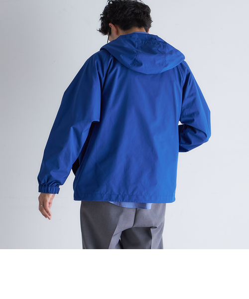 SHIPS ウェザークロスライトマウンテンパーカー　ブルー　Lサイズ SHIPS マウンテンパーカー ウインドブレーカー SHIPS: ウェザー