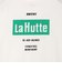 【SHIPS any別注】La Hutte: ワンポイント ロゴ / バックプリント デザイン Tシャツ◇