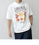 【SHIPS any別注】HANDTEX: NOT AMERICAN FOOD？ ロゴ プリント Tシャツ◇