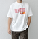 【SHIPS any別注】HANDTEX: NOT AMERICAN FOOD？ ロゴ プリント Tシャツ◇