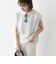 SHIPS any:〈洗濯機可能〉ショルダータック フレンチ ルーズ TEE