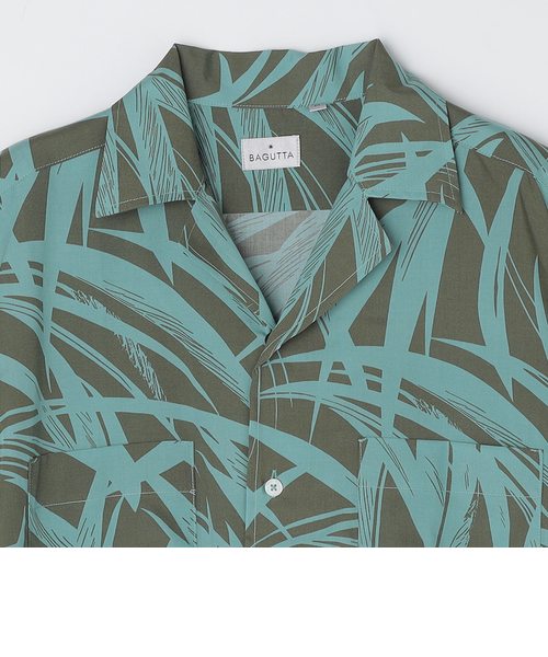 BAGUTTA 幾何学模様 半袖シャツ BAGUTTA 幾何学模様 半袖シャツ