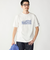 【SHIPS別注】Champion: ウォッシュ プリント リンガーネック 半袖 Tシャツ