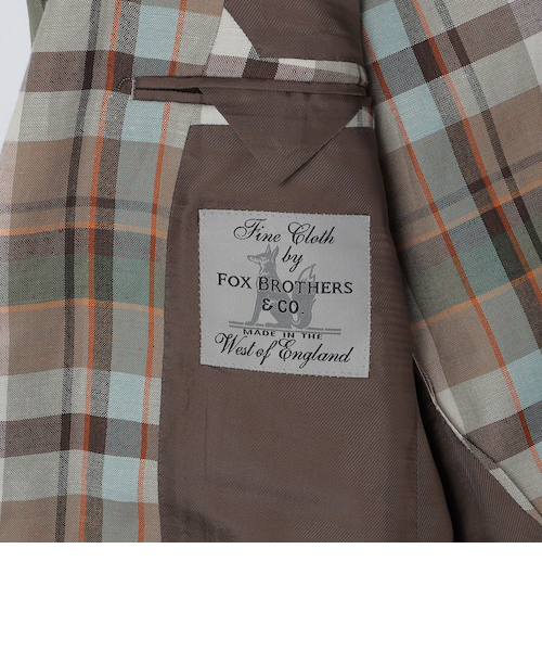 SHIPS: FOX BROTHERS社製生地 ラグジュアリー マドラスチェック