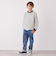 SHIPS any: リンガーネック ボーダー 長袖 ポケット Tシャツ<KIDS>