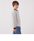 SHIPS any: リンガーネック ボーダー 長袖 ポケット Tシャツ<KIDS>