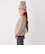 SHIPS any: リンガーネック ボーダー 長袖 ポケット Tシャツ<KIDS>