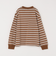 SHIPS any: リンガーネック ボーダー 長袖 ポケット Tシャツ<KIDS>