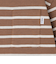 SHIPS any: リンガーネック ボーダー 長袖 ポケット Tシャツ<KIDS>