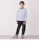 SHIPS any: リンガーネック ボーダー 長袖 ポケット Tシャツ<KIDS>