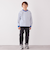 SHIPS any: リンガーネック ボーダー 長袖 ポケット Tシャツ<KIDS>