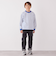 SHIPS any: リンガーネック ボーダー 長袖 ポケット Tシャツ<KIDS>