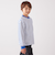 SHIPS any: リンガーネック ボーダー 長袖 ポケット Tシャツ<KIDS>