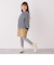 SHIPS any: リンガーネック ボーダー 長袖 ポケット Tシャツ<KIDS>