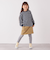 SHIPS any: リンガーネック ボーダー 長袖 ポケット Tシャツ<KIDS>