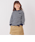 SHIPS any: リンガーネック ボーダー 長袖 ポケット Tシャツ<KIDS>