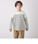 SHIPS any: STANDARD ボートネック ボーダー ロンT 2023 <KIDS>