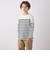 SHIPS any: STANDARD ボートネック ボーダー ロンT 2023 <KIDS>