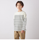 SHIPS any: STANDARD ボートネック ボーダー ロンT 2023 <KIDS>