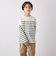 SHIPS any: STANDARD ボートネック ボーダー ロンT 2023 <KIDS>