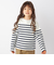 SHIPS any: STANDARD ボートネック ボーダー ロンT 2023 <KIDS>