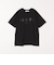 quaranciel:〈洗濯機可能〉クルーネック コットン ロゴ プリント TEE