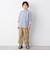 SHIPS any:  STANDARD ストライプ バンドカラー シャツ<KIDS>