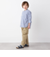 SHIPS any:  STANDARD ストライプ バンドカラー シャツ<KIDS>