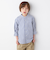 SHIPS any:  STANDARD ストライプ バンドカラー シャツ<KIDS>