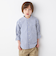 SHIPS any:  STANDARD ストライプ バンドカラー シャツ<KIDS>