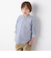 SHIPS any:  STANDARD ストライプ バンドカラー シャツ<KIDS>