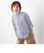 SHIPS any:  STANDARD ストライプ バンドカラー シャツ<KIDS>