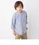SHIPS any:  STANDARD ストライプ バンドカラー シャツ<KIDS>