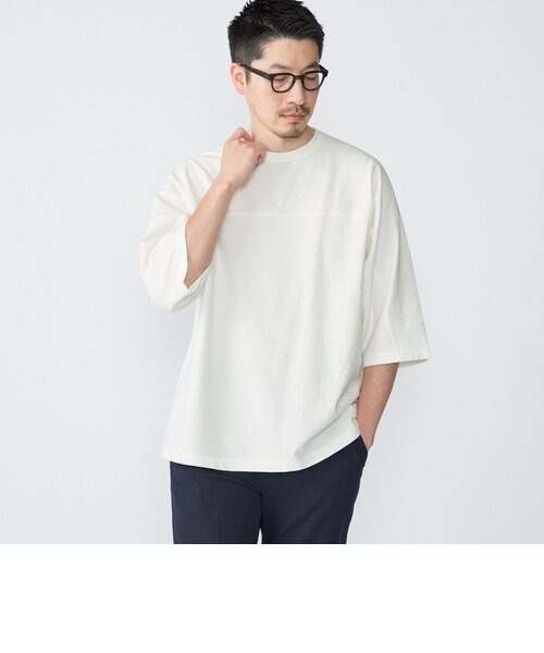 SHIPS: フットボール Tシャツ（6分丈）｜シップス アウトレットの