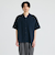 City Ambient Products: オープンカラー 楊柳 ソリッド ショートスリーブ シャツ