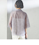 〈手洗い可能〉ラッセル レース シャツ