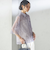 〈手洗い可能〉ラッセル レース シャツ