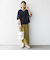 〈手洗い可能〉シアー トリコット ショート スリーブ プルオーバー